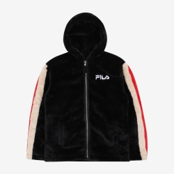 Fila Fake Fur - Naisten Takit - Mustat | FI-47358